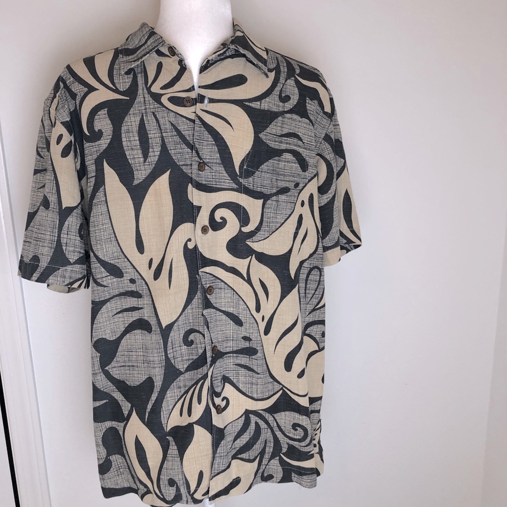 Cova printed button short sleeve Hawaiian shirt